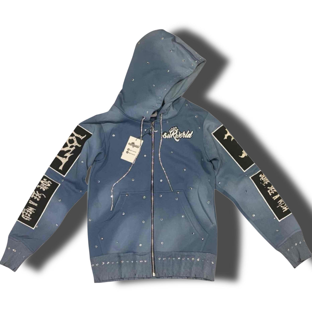Blue diamond Hoodie