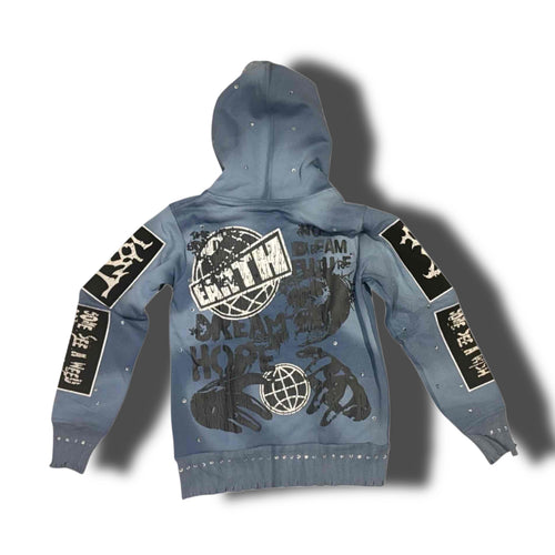 Blue diamond Hoodie