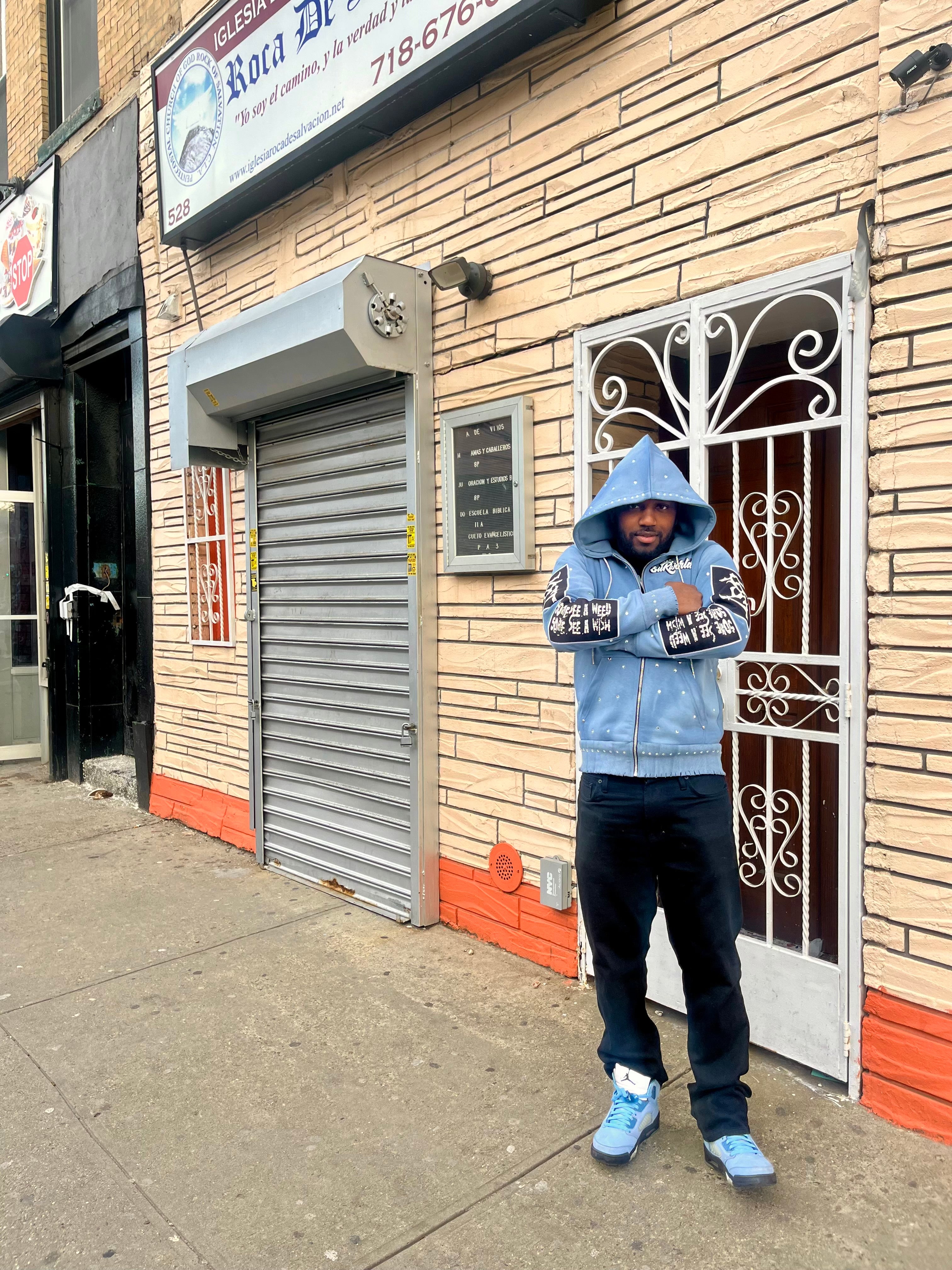 Blue diamond Hoodie